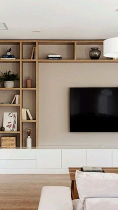 Bookshelves And Tv Unit, Tv Stand And Book Shelf, Lounge Room Bookshelves, Tv Wall Decor Bookshelf, Tv Unit Bookshelf, Wall Mount Tv With Bookshelves, Tv Wall Design Bookshelf, Book Shelf With Tv Unit, Tv Cabinet Bookshelf