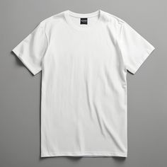 White tee mock up digital download. Plain White T Shirt, Tshirt Mockup, White Tee, Mock Up, White Tshirt, Digital Download Etsy, Mockup, Tee Shirt, Printed Items