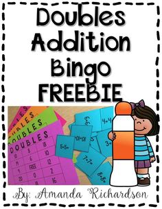 the double addition bingo game for students to use with their numbers and place value cards