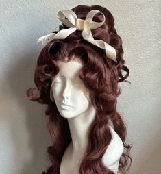 18th Century Hairstyles Simple, 1770s Hairstyles, 19th Century Hairstyles Woman, Cute Hairstyles Hoco, Royal Bun Hairstyles, Long 1940s Hair, Victorian Women Hairstyles, Regal Hairstyles Queens, 1950s Fashion Hairstyles