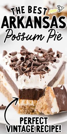 the best arkansa's possum pie perfect vintage recipe for dessert