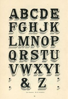 an old fashioned type of alphabet with letters and numbers in the upper half of it