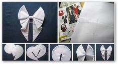 several pictures of different types of bow ties