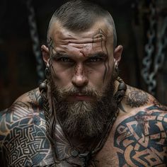 #vikings Ragnar Haircut, Viking Man, Rose Glasses, Peaky Blinders Wallpaper, Bald Men Style, Viking Men, Mens Fasion, Viking Beard