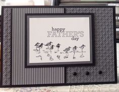 a father's day card with birds on it