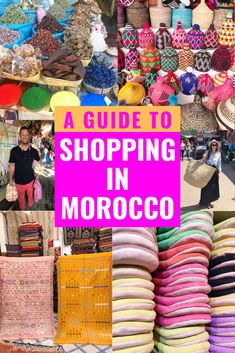 a guide to shopping in morocco