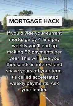 the text reads,'if you divide your current home or apartment by 4 and pay making 5 payment per year this will save you thousands