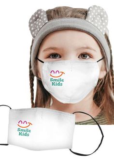 Custom Face Masks Printed with Your Brand Logo | DiscountMugs Child Smile, Gradient Design, Design Lab, Logo Color, Kids Wear, One Color, Face Masks, Color Matching, Brand Logo