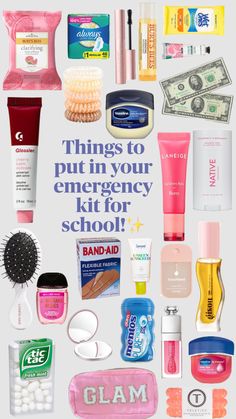 High School Essentials, Kit For School, Period Supplies