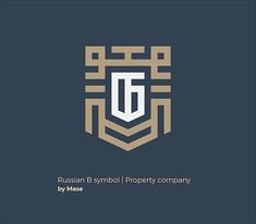 the logo for russian b symbol property company, by mase on behance