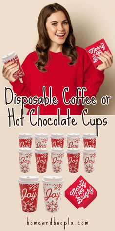 Disposable Coffee or Hot Chocolate Cups