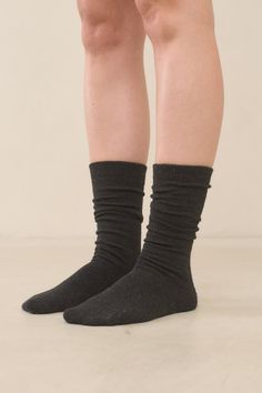 The Tall Sock set is made up of three luxurious sets of above-the-ankle socks. Cotton blend is soft and comfy against the skin. These socks are so thoughtfully made, you'll want to find ways to show them off. These fit tight. Sock Set, Tall Socks, Socks Cotton, Lauren Manoogian, Platform Flats, Mother Denim, By Malene Birger, Scarf Jewelry, Baby Alpaca