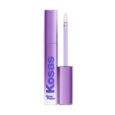 Brow- and lash-boosting serum with a vegan, sensitive-eye-friendly formula powered by peptides, keratin, and hyaluronic acid / .11 oz Kosas Grow Potion Fluffy Brow & Lash Boosting Serum is one of those Kosas products that makes you think, “Of course I need this!” If you’re already a Kosas fan, one of the things you most likely love about their formulas is that they go beyond makeup: their brow pencils and gels feature growth-boosting ingredients, and their mascara features castor oil and peptide Kosas Brow, Feathery Brows, Hair Growth Cycle, Brow Serum, Full Brows, Thick Lashes, Brow Lash, Lash Serum, Eyebrow Gel