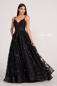 The very thing a dress should be. Plus Size Sequin Dresses, Designer Formal Dresses, Black Tie Wedding Guests, Formal Dresses With Sleeves, Dress Colors, Long Sleeve Prom, Corset Dress Prom, Ellie Wilde, Plus Size Party Dresses