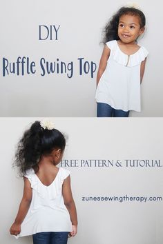 Girls Top Pattern, Kids Pants Pattern, Diy Ruffle, Kids Clothes Patterns, Kids Sewing, Sewing Patterns Girls, Baby Clothes Patterns, Baby Sewing Patterns