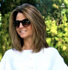 Medium Layered Hair, Shoulder Length Hair Cuts, Haircut For Thick Hair, Hair Color Ideas, Hair Today