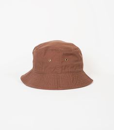 100% Cotton Foldable One size fits all Brown Cotton Bucket Hat With Curved Brim, Basic Solid Outdoor Hats, Brown Cotton Bucket Hat With Short Brim, Casual Sun Hat, One Size Fits Most, Lightweight Brown Bucket Hat, Brown Bucket Hat For Outdoor, Casual Sun Hat One Size Fits Most, Brown Outdoor Bucket Hat, Casual Solid Color Sun Hat One Size