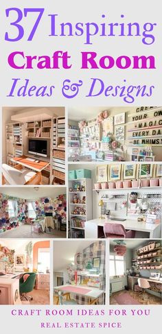 craft room ideas and designs for you to create with the help of your own hands