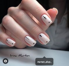 Stripes Nails, Everyday Nails, Nails Round, Easy Nail Designs, Dot Nails, Boho Nails, Minimal Nails Art, Nails 2017, Lines And Dots