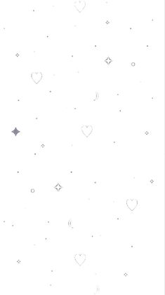 a white wall with hearts and stars on it