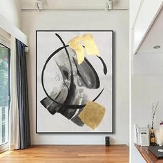 handgemaakte paneel goudfolie schilderij oversized abstracte kunst aan de muur op canvas grote moderne schilderijen woondecoratie voor woonkamer zonder frame 2024 - $77.99 Blue Art Painting, Large Abstract Canvas, Huge Wall Art, Red Abstract Painting, Grey Abstract Art, Pink Abstract Painting, Gold Painting, Soyut Sanat Tabloları, Oversized Wall Art