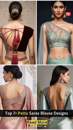 New Trend Blouse Designs, Sari Blouse Designs Ideas, Unique Blouse Designs Saree, Pattu Sari Blouse Designs Latest, Latest Blouse Pattern, Stylish Blouse Design Unique, Latest Pattu Saree Blouse Designs, Blouse Patterns Latest, Stylish Blouse Design Unique Back