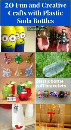 20 fun and creative crafts with plastic soda bottles