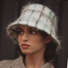 The bucket hat is now the modern classic. It ticks every box: it is really easy to wear, looks good with anything, is stylish without being at all pretentious, and depending on the material can be very casual or more elegant. This version is definitely elegant, a beautifully soft mohair that makes this style into something utterly gorgeous. 78% mohair 16% wool 6 % nylon lining 100% cotton Dry clean only Bucket Hat Winter, Brand Magazine, August Birthstone Jewelry, July Birthstone Jewelry, Artisan Gift, Boho Fall, Gifts For New Mums, Jewelry Ring Box, Pearl Jewellery Earrings