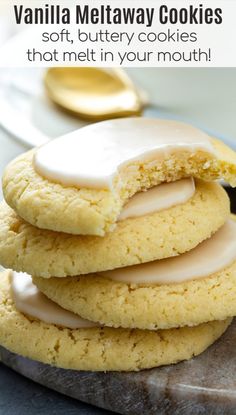 vanilla meltaway cookies soft, buttery cookies that melt in your mouth