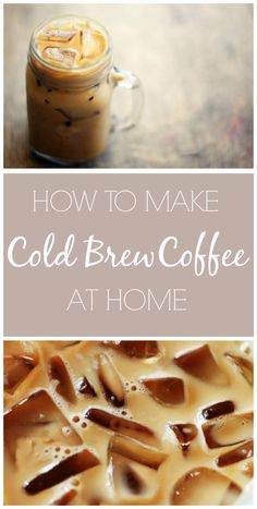 how to make cold brew coffee at home