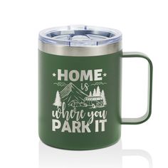 PRICES MAY VARY. Ideal Gift for RV Camper Camping Lover: This specially designed Coffee Mug is unique and perfect gift for RV Owners and Camping Enthusiasts. Premium Quality: Made of 304 Food Grade Stainless Steel, BPA-free. 350ml/12oz is perfect for coffee, tea, or other beverage. Temperature Retention: Double wall vacuum insulation for maximum temperature retention. Keeps ice longer for up to 9 hours; Keeps coffee and beverage hot longer for up to 3 hours. Gift Ready: The artwork is durable an Gifts For Rv Owners, Rv Gadgets, Camper Gifts, Coffee Mug Gifts, Camper Camping, Camper Mug, Camping Lovers, Gifts For Campers, Mug Gifts