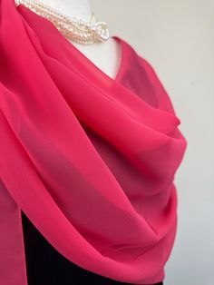 Elevate your style with our exquisite collection of chiffon shawls. Our chiffon shawls are the epitome of elegance and versatility, designed to effortlessly enhance your wardrobe and leave a lasting impression. Made from the fine poly chiffon fabric, these shawls offer a delicate and airy drape that adds a touch of grace to any outfit. Whether you're attending a special occasion, a casual gathering, or simply want to elevate your everyday look, our chiffon shawls are the perfect accessory. Choos Pink Watermelon, Chiffon Shawl, Chiffon Scarf, Make An Effort, Chiffon Fabric, Shawls And Wraps, Head Scarf, Everyday Look, Timeless Beauty