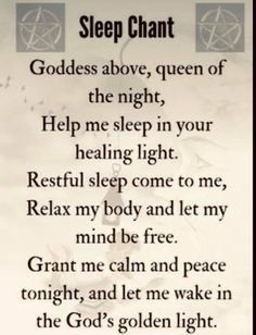 Spell For Self Discipline, Sleep Chant, Spells For Beginners, Easy Spells, Witch Quotes, Healing Magic