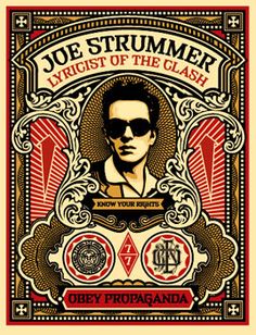 the poster for joe strummer's upcoming album