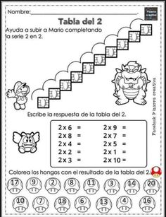 a spanish worksheet with numbers and pictures to help students learn how to use them