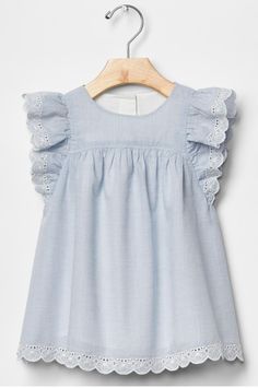 Obsessed with babyGap Lace Blouse Design, Flutter Dress, Baby Outfits, Toddler Fashion, Childrens Fashion