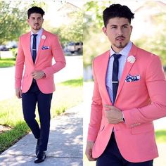 Terno Slim Fit, Men Suits Wedding, Blazer Outfits Men, Cheap Suits, Man Blazer, Groom Tuxedo, Dress Suits For Men, Mens Blazer Jacket, Groomsmen Suits