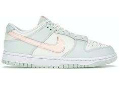 Buy and sell authentic Nike shoes on StockX including the Nike Dunk Low Barely Green (W) and thousands of other sneakers with price data and release dates. Dunks Low, Preppy Shoes, All Nike Shoes, Cute Nike Shoes, Cute Nikes, Aesthetic Shoes, Swag Shoes, Nike Shoes Women, Nike Dunk Low