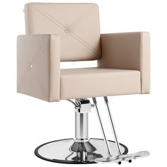 PRICES MAY VARY. Stylish for Any Salon: This modern salon stylist chair featuring quilted details and crystal buttons for a sleek and stylish look. Fully padded armrests ensure ultimate comfort for clients, making it a perfect addition to any salon setup Enhanced Comfort: Our salon chair offers a wider; padded seat, backrest; Fully padded armrests ensure ultimate comfort for clients; Wide footrest enhances relaxation, providing a stress-free and enjoyable experience Adjustable Height with Rotati Hair Salon Chair, Stylist Chair, Hair Buildup, Hair Salon Chairs, Beauty Chair, Closet Remodel, Work Efficiency, Salon Chairs, Crystal Buttons