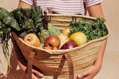 Basket with vegetables and fruits by Blue Collectors for Stocksy United Basket With Vegetables, Organic Fruits And Vegetables, Everyday Health, Eating Organic, Healthy Drinks Recipes, Organic Produce, Organic Fruit, Ghee, Fresh Produce