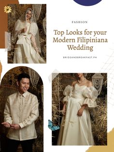 the top looks for your modern filipinana wedding by fashion bridals