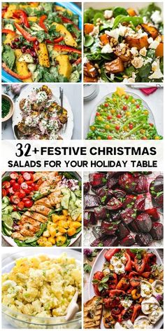 twelve festive christmas salads for your holiday table