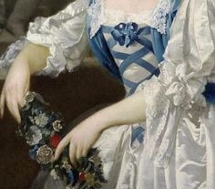 DANDRIDGE, Bartholomew Portrait of a Girl 1740-45 Gaun Abad Pertengahan, Rococo Fashion, 18th Century Clothing, Royal Clothing, Fairytale Fashion, Architecture Tattoo, 18th Century Fashion, Pretty Princess, Century Clothing