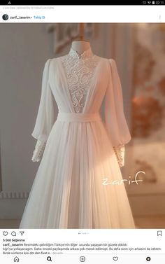 Muslimah Wedding Dress, Stile Hijab, Muslim Wedding Dresses, White Wedding Dress