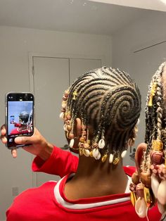 Cornrows With Beads, Natural Braided Hairstyles, Editorial Hair, Cute Box Braids Hairstyles, Protective Hairstyles Braids, Dope Hairstyles, Natural Hair Braids