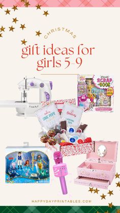 Get ready to sleigh Christmas gifting for the girls in your life! Spark their DIY spirit with a Beginner Sewing Machine – perfect for creating holiday magic. Give a twirl-worthy surprise with the Ballerina Jewelry Box, where glam meets organization. Dive into undersea adventures with the Little Mermaid Set – the coolest underwater crew! And for the mini storytellers, the Ultimate Scrapbook is the ticket to memory lane. No more boring gifts, just pure holiday fun! Beginner Sewing Machine, Ballerina Jewelry Box, Unique Gifts For Girls, Ballerina Jewelry, Kids Gift Baskets, Girls Gift Guide, Beginner Sewing, Cool Gifts For Kids, Personalized Gifts For Kids