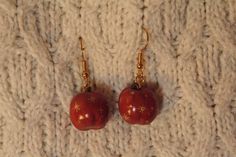 Handmade and painted Wes Anderson inspired fall apple earrings from the movie Fantastic Mr. Fox Wes Anderson Inspired, Apple Earrings, Fox Earrings, Fantastic Mr Fox, Mr Fox, Mia 3, Wes Anderson, Funky Jewelry, Dream Jewelry