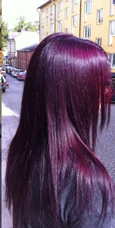 Pelo Color Vino, Winter Deep, Rock Your Hair, Dark Purple Hair, Nails Dark, Plum Hair, Scene Girl, Nails Purple, Violet Hair