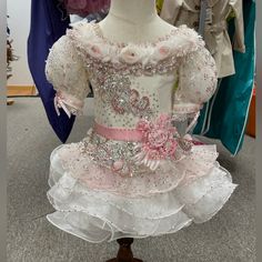 18/3 Excellent Condition Glitz Dress Glitz Dress, Kids' Dresses, Formal Dresses, White, Dresses, Color