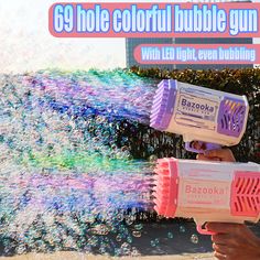 Bazooka à 69 bulles à la secondes pour les enfants pour l'été – Mjc & co-shop Bubble World, Unique Toys